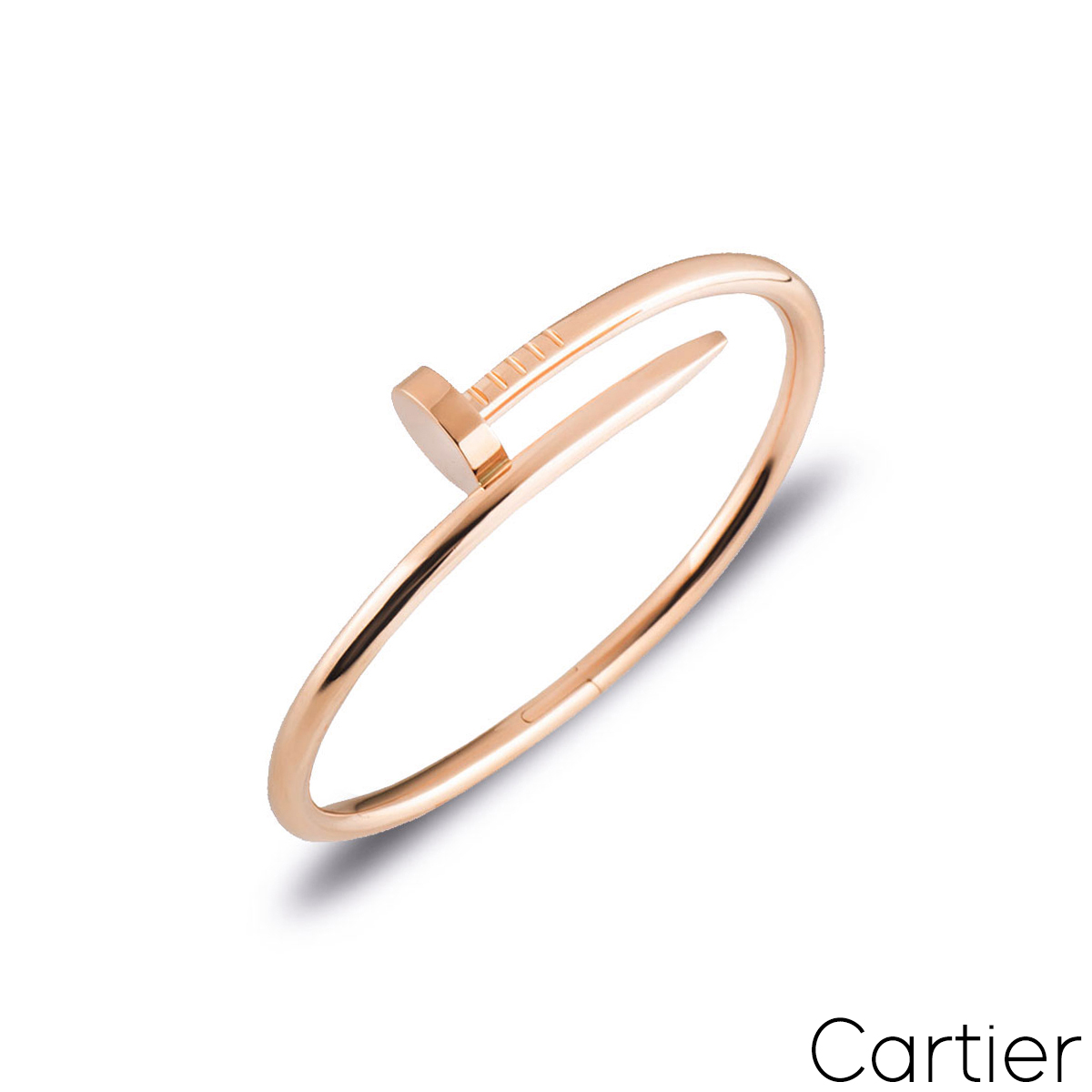 Cartier Juste Un Clou Small Model Gold Nail Bracelet Size 19  Oak Gem